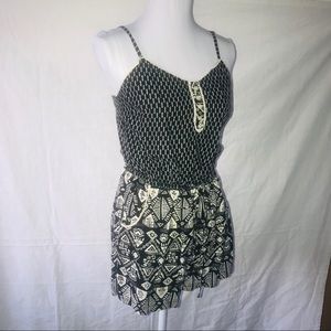 4/$25 UP BY ULTRA PINK SHORT ROMPER SPAGHETTI